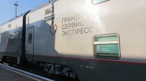 Прибытие первого 2 этажного поезда в Феодосию  29 05 2022