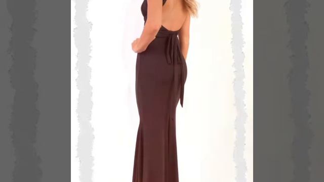 ДЛИННОЕ ПЛАТЬЕ-ТРАСФОРМЕР В ПОЛ