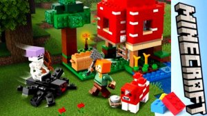 LEGO Minecraft 21179 Грибной дом Обзор набора лего майнкрафт