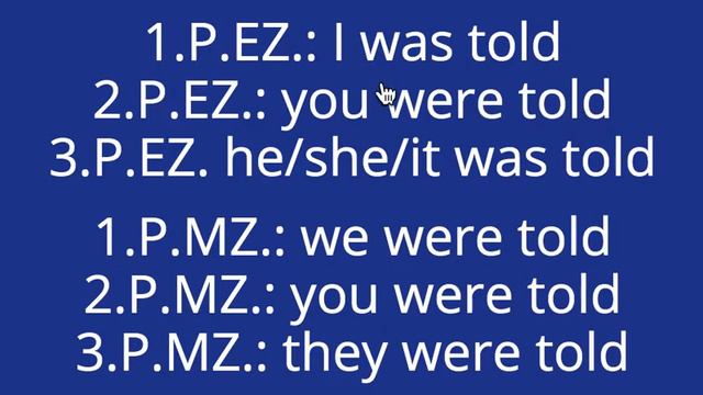 Passive Voice Simple Past Bildung смотреть онлайн