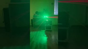 Веерный лазер RGB с уф диодами и RGB диодами