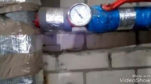 Работа горелки на отработанном масле для тт котла.