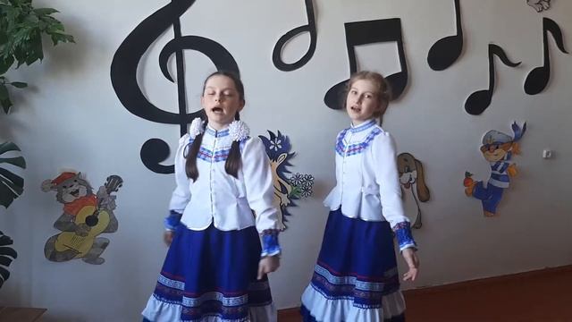 "Ой вишенка, черешенка", вокальный дуэт "КАлина"