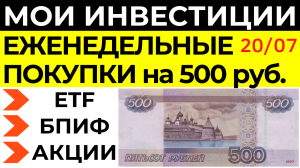Инвестирую 500 рублей каждую неделю в Тинькофф Инвестиции. TMOS