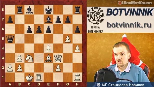 Шахматы с МГ Станиславом Новиковым. Острая игра в Сицилианской защите. Разбор партии