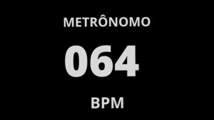 64 BPM METRONOME BEAT DRUM