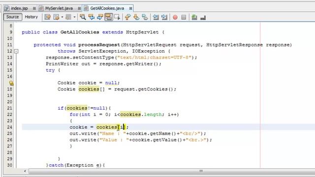 J2EE Tutorial For Beginners || Reading Cookies In JSP Servlets Application || Servlets Tutorial смотреть онлайн