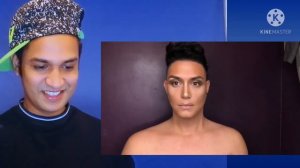 makeup tutorial, PIA WURTZBACH Makeup Transformation by Paolo Ballesteros, reaction video.