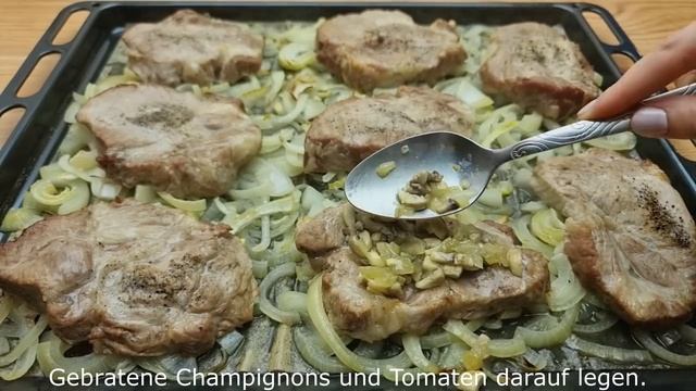Приготовьте этот невероятно вкусный и быстрый рецепт мяса в духовке