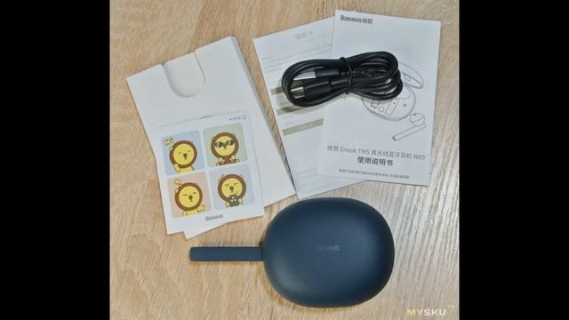 Симпатичная TWS гарнитура Baseus Encok W05. | #Обзор смотреть онлайн