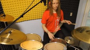 VLOG#35 Супер-фишка с Off-Beat на райде.Шестнадцатые ноты на хай-хэте.