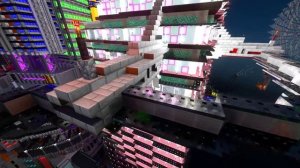 Minecraft Bedrock | Neon district MAP | RTX 4060