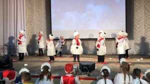 Танец снеговиков! Смотреть до конца!!!