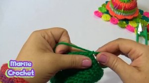 MEDIO AGUACATE  ENAMORADO  Tejido a crochet Paso a Paso