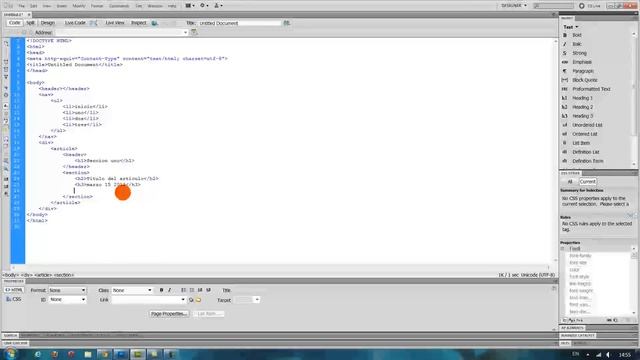 Maquetación HTML + CSS e interfaz en Photoshop - Parte 1 смотреть онлайн