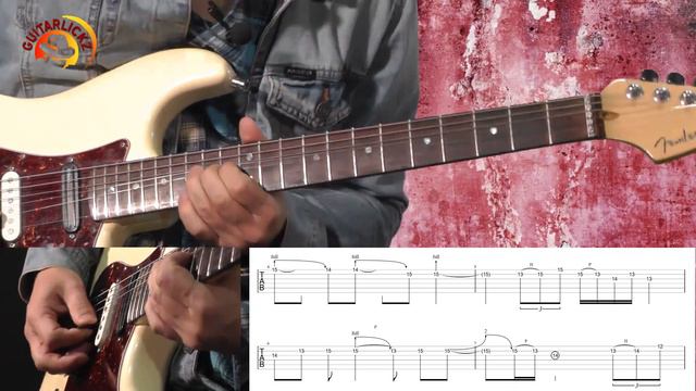 Skin o' My Teeth Guitar Solo Lesson by Megadeth - Part 1 - with Tabs смотреть онлайн