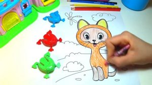 РАСКРАСКИ! Раскрашиваем картинки для детей из мультфильмов котенок Гав?