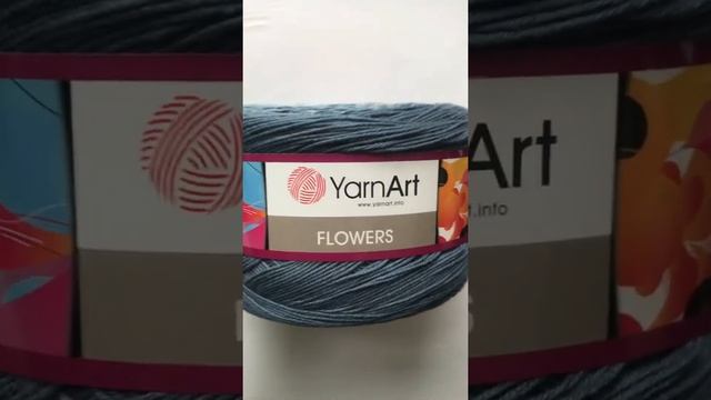 Подробный обзор пряжи YarnArt Flowers(Хлопок с полиакрилом секционного крашения) №262