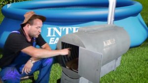 Как пользоваться спиральным дровяным водонагревателем для бассейна и купели?