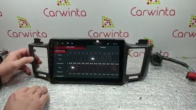 Магнитола Toyota RAV4 2013-2018 Android 9.0 4 ядра 2/16 ГБ CF-3002B смотреть онлайн