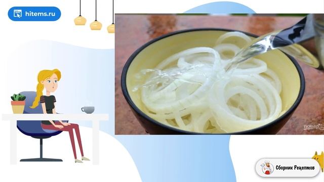 Обжаренные луковые кольца. Пошаговый рецепт
