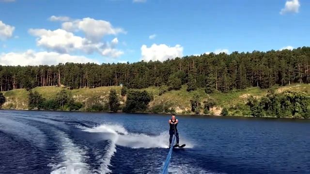 На водных лыжах по Тургояку смотреть онлайн