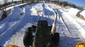 Мтз 82. Чистка снега 2020.