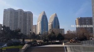 Баку маленький парк Наримана Нариманова на том же проспекте
