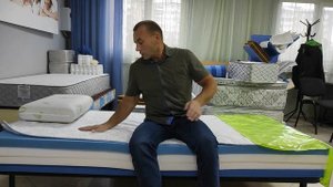 Жесткие беспружинные матрасы с натуральным наполнителем или ППУ. Матрас Universal relax с Elax