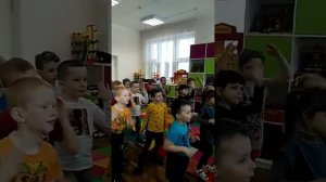 Физкультминутка на белорусском языке  "Дзяўчынка" группа №6