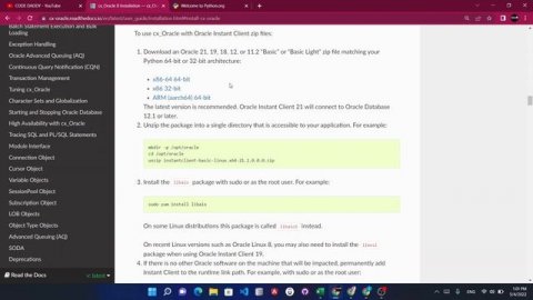 cx_Oracle Python | Connect Oracle Database With Python | Introduction