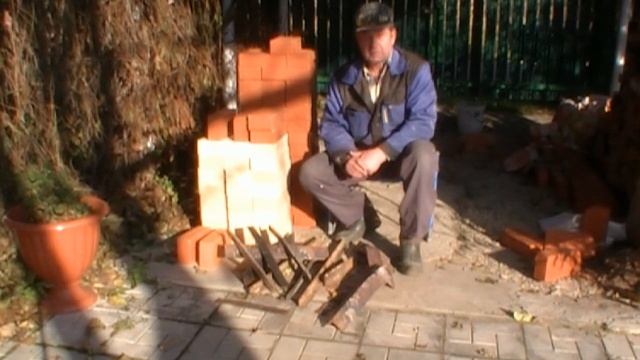 Переделка печи-камина на даче.