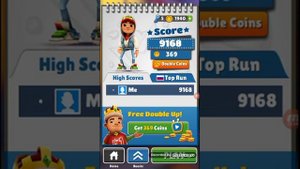 Играю в безумную игру Subway Surf с друзьями