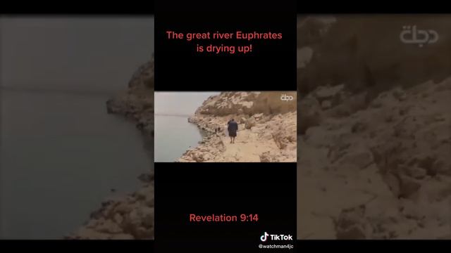 THE EUPHRATES RIVER IS DRYING UP & IS READY FOR THE KINGS OF THE EAST #WW3