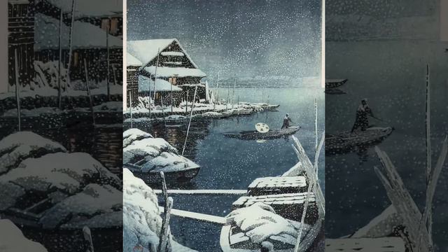 Snow at Mukojima - Hasui Kawase