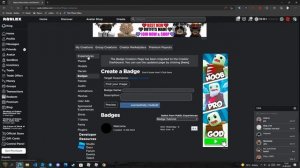 How to make "Welcome" badge in Roblox studio tutorial