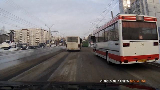 Гонки автобусов Барнаул 18.01.16 смотреть онлайн
