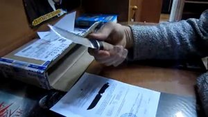 Нож "Грибник" от компании "Русский булат". Распаковка посылки.