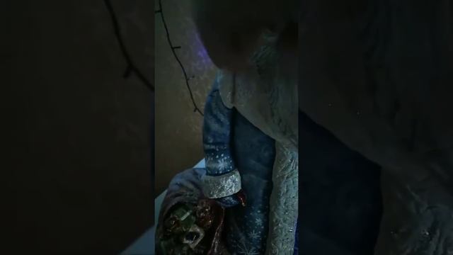 Снегурочка своими руками. Украшаю блёстками. Снег из ваты.