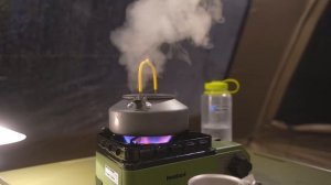 Одиночный кемпинг - проливной дождь и отдых,милая собака, слушающая шум дождя в палатке🌲 Peach Rim