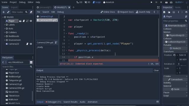 QuickTutorial Godot 3.1 || Camera Movement Section by Section