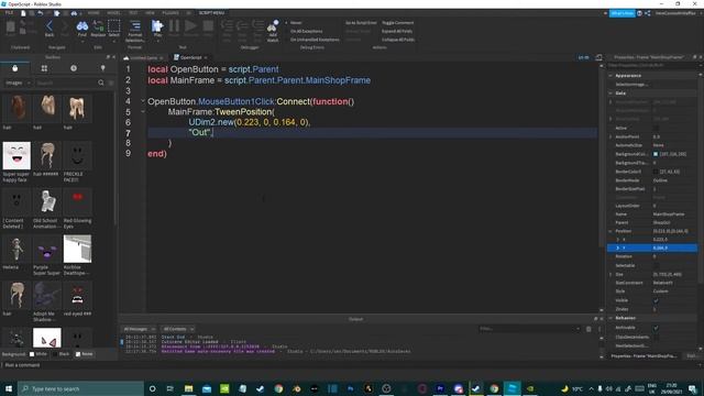 How To Animate GUI's In Roblox Studio! | 2023 Tutorial смотреть онлайн