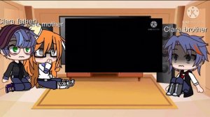 Clara family react to Afton’s family||FNaF||William x Clara||My AU