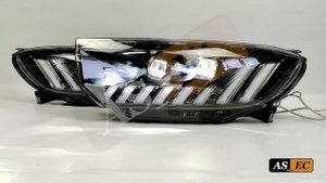 Гранта ФЛ Фары Тюнинг стиль AUDI с BiLed Линзами