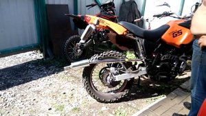 Мотоцикл Stels 400 Gs ( Глушитель от Ирбис ttr 125 )