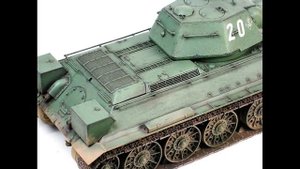TAMIYA 1/35 T-34/76 1943  SOVIET MEDIUM TANK  Vintage Model Kit