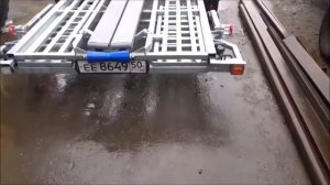 Прицеп-платформа для квадроциклов и маленькой лодки