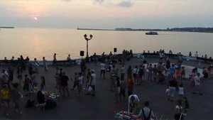 Крым. Севастополь, закат, группа "Рояль в кустах".