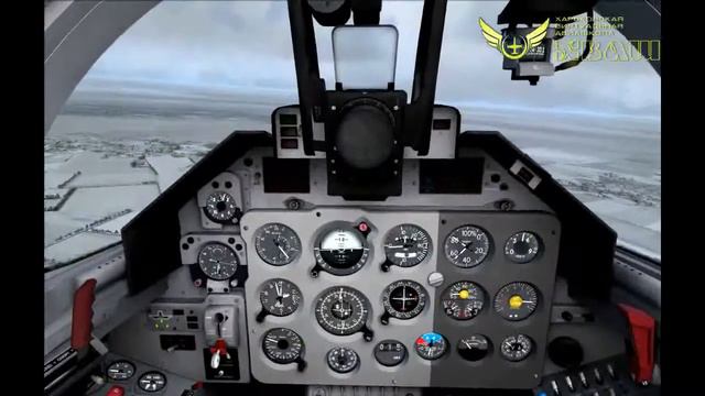 Учебный полёт по кругу на Л-39 FSX смотреть онлайн