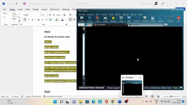 Install Kubernetes on ubuntu |Set up kubernetes cluster on ubuntu 20.04 | kubeadm | mymt15